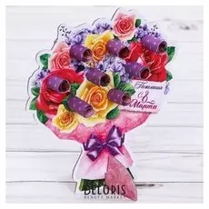 Украшение на стол «Пожелания с 8 марта»