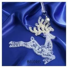 Украшение ёлочное "Олень" 18х9 см, 13х13,5 см