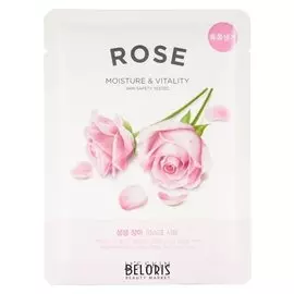 Укрепляющая тканевая маска "The Fresh Rose Mask Sheet" роза