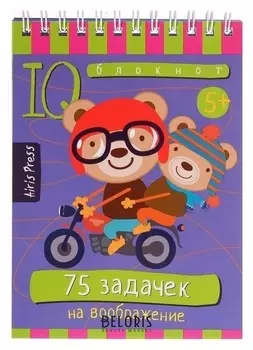 Умный блокнот. 75 задачек на воображение 5+ 25543