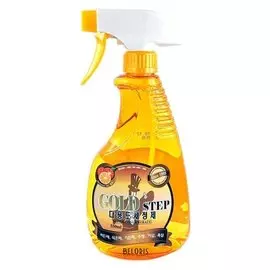 Универсальное жидкое чистящее средство для дома с частицами золота