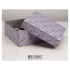 Упаковка на 9 капкейков без окна "Капкейки", 25 х 25 х 10