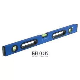 Уровень алюминиевый Tundra, эргономичные ручки, 3 глазка (1 поворотный), 600 мм