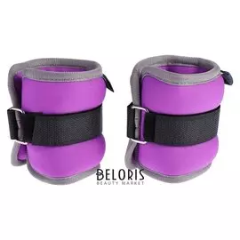 Утяжелитель неопреновый 0,25 кг (Вес пары 0,5 кг), цвет фиолетовый