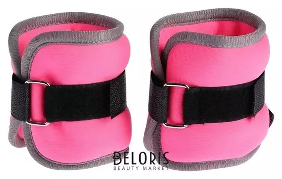 Утяжелитель неопреновый 0,25 кг (Вес пары 0,5 кг), цвет розовый