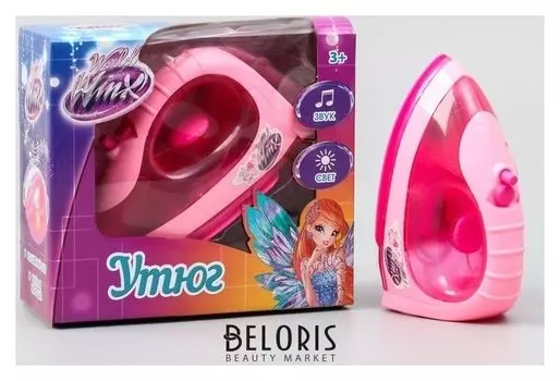 Утюг игрушечный Маленькая хозяйка, феи Винкс: Блум, световые и звуковые эффекты