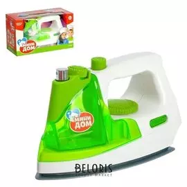 Утюг игрушечный Мини-дом, со световыми и звуковыми эффектами, распыляет воду