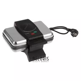 Вафельница Luazon Lt-11, 1000 Вт, тонкие вафли, антипригарное покрытие, черная