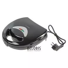 Вафельница Luazon LT- 12, "Плоские вафли", 750 Вт, антипригарное покрытие, черный