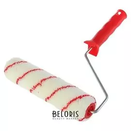 Валик "Акор" эксперт, полиамид, 240 мм, ручка D=6 мм, D=40 мм, ворс 12 мм, для водных ЛКМ