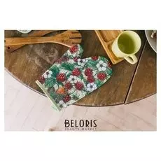 Варежка "Доляна" Малина, размер 18х26 см, 100% хлопок, рогожка 162 г/м2