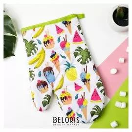 Варежка доляна "Summer", 25*16 см, 100% п/э