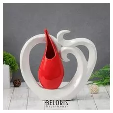 Ваза абстракция "Капля" ванзеля