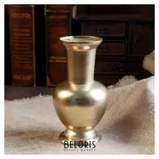 Ваза алюминий "Космос" 11х11х20 см