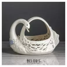 Ваза для конфет "Лебедь камелия"