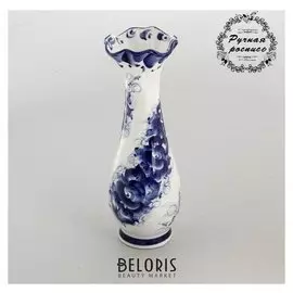 Ваза «Изящная», 9×9×26, гжель