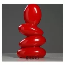 Ваза "Камни", красный цвет, 30 см