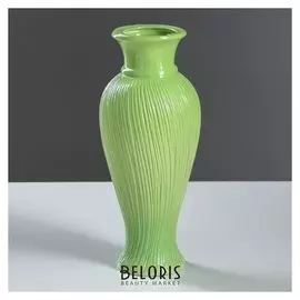 Ваза "Кокетка", зелёный цвет, 27,5 см