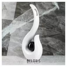 Ваза "Лиада", белый цвет, 35,5 см