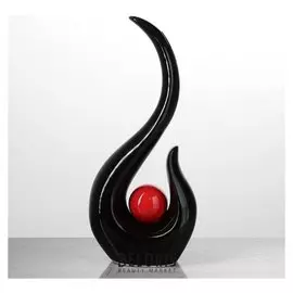 Ваза "Лиада", красный цвет, 35 см