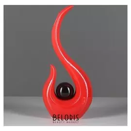 Ваза "Лиада", красный цвет, 36 см