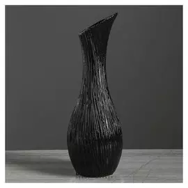 Ваза "Лиза" черная, 32 см