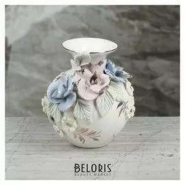 Ваза "Маргарита", цветная, лепка, 12 см