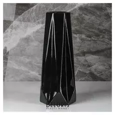 Ваза "Марокко", чёрный цвет, 34 см