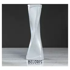 Ваза напольная "Кетана", серебристый цвет, 43.5 см