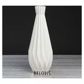 Ваза напольная "Модерн", глянец, белая, 40 см