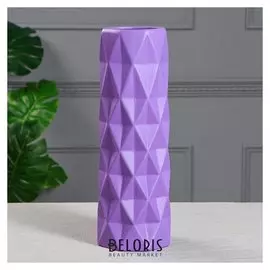 Ваза напольная "Поли" цвет фиолетовый, муар, 41 см