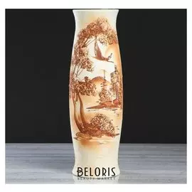 Ваза напольная "Рамина", под шамот, 40 см