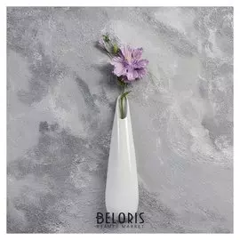 Ваза настенная "Капля", белая, 36,5 см