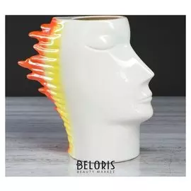 Ваза настольная "Афродита", глянец, цветная, 24 см