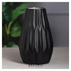 Ваза настольная "Ананас", чёрная, 24 см