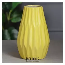 Ваза настольная "Ананас", жёлтая, 24 см