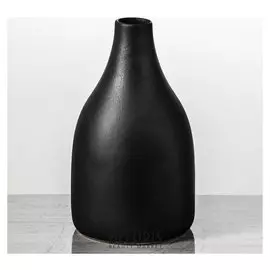 Ваза настольная "Анталия", матовая, чёрная, 22 см