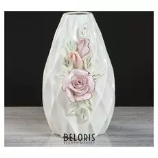 Ваза настольная "Арат", цветная, лепка, 23 см