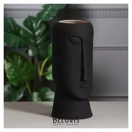 Ваза настольная "Будда", цвет черный, 31.5 см