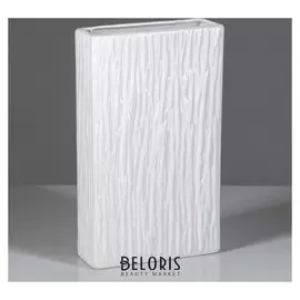 Ваза настольная "Феран", глянец, белая, 26 см