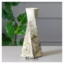 Ваза настольная "Эквилибриум", под мрамор, 32 см