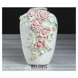 Ваза настольная "Элита", цветная лепка, 21 см