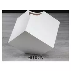 Ваза настольная "Куб", белая, 12 см