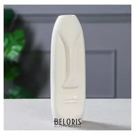 Ваза настольная "Лицо", глянец, белая, 28 см