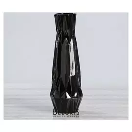 Ваза настольная "Линда", цвет черный, 31 см