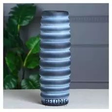 Ваза настольная "Мари", 39 см, черно-белая