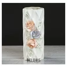 Ваза настольная "Милена", цветная лепка, 22 см