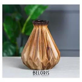 Ваза настольная "Модерн", под дерево, 18 см