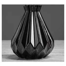 Ваза настольная "Модерн", шоколад, 18 см