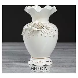 Ваза настольная "Нежность", лепка, 21 см